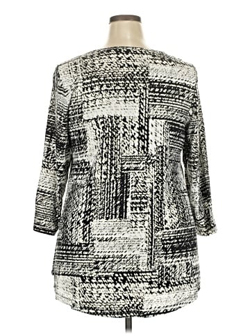 JM Collection 3/4 Sleeve Blouse (view 2)