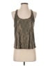 Millau 100% Polyester Gold Sleeveless Top Size S - photo 1