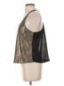 Millau 100% Polyester Gold Sleeveless Top Size S - photo 5