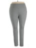 Stylus Solid Gray Active Pants Size 2X - photo 1