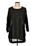 Soft Surroundings Metallic Black Pullover Sweater Size L - photo 1