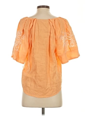 Elie Tahari Short Sleeve Blouse (view 2)