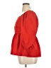 Free Assembly 100% Recycled Polyester Red 3/4 Sleeve Blouse Size XL - photo 5