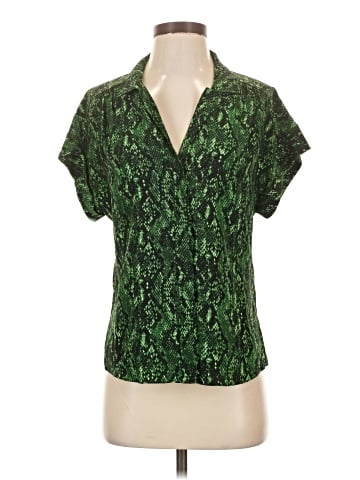 Veronica Beard Short Sleeve Silk Top (view 1)