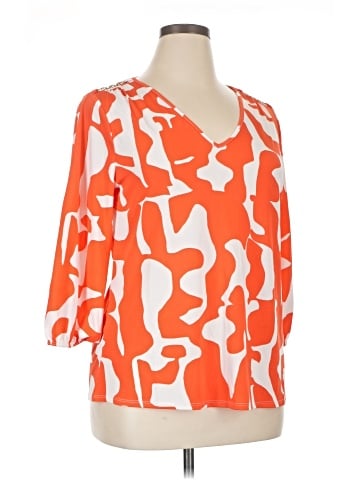 Perseption Concept 3/4 Sleeve Blouse (view 1)