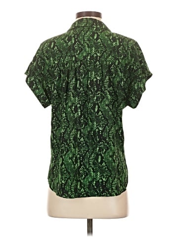 Veronica Beard Short Sleeve Silk Top (view 2)