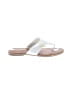 Liz Claiborne White Flip Flops Size 9 1/2 - photo 1