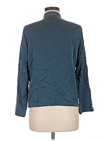 Eileen Fisher Long Sleeve Silk Top (view 2)