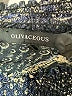 Olivaceous 100% Polyester Paisley Blue Long Sleeve Blouse Size L - photo 7