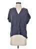 Splendid Gray Short Sleeve Blouse Size S - photo 1