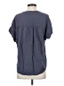 Splendid Gray Short Sleeve Blouse Size S - photo 2