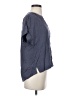 Splendid Gray Short Sleeve Blouse Size S - photo 4