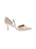 Nina 100% Leather Ivory Heels Size 9 1/2 - photo 1