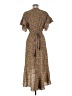 Max Studio Floral Brown Casual Dress Size M - photo 2