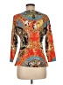 Pierri Orange 3/4 Sleeve Blouse Size M - photo 2