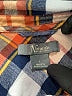 Natural Reflections 100% Cotton Plaid Orange Long Sleeve Button-Down Shirt Size L - photo 7