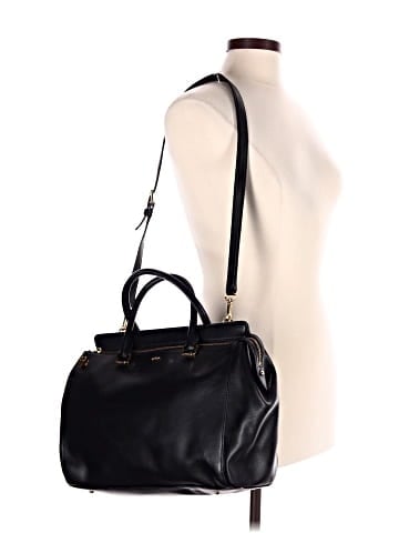 Lauren by Ralph Lauren Leather Satchel (view 2)