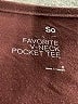 SO Burgundy Short Sleeve T-Shirt Size S - photo 7