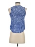 Willi Smith 100% Rayon Blue Sleeveless Blouse Size S - photo 2