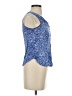 Willi Smith 100% Rayon Blue Sleeveless Blouse Size S - photo 4