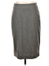 Theory Solid Gray Wool Skirt Size 2 - photo 1