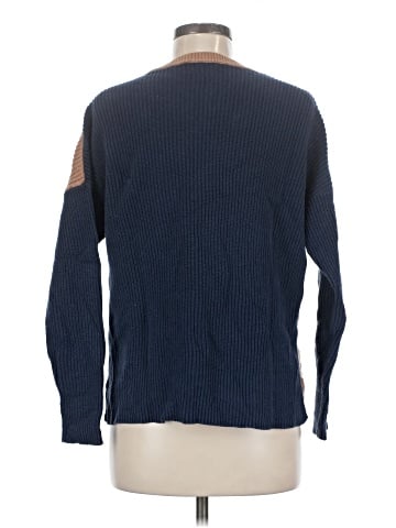 Madewell Thompson Pocket Pullover Sweater in Colorblock (view 2)