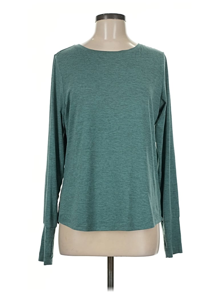 Pre-owned Apana Long Sleeve T-shirt In Teal
