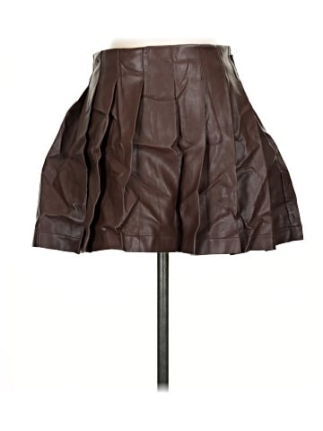 Naked Wardrobe Faux Leather Skirt (view 1)