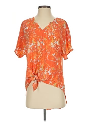 Cynthia Steffe Short Sleeve Blouse (view 1)