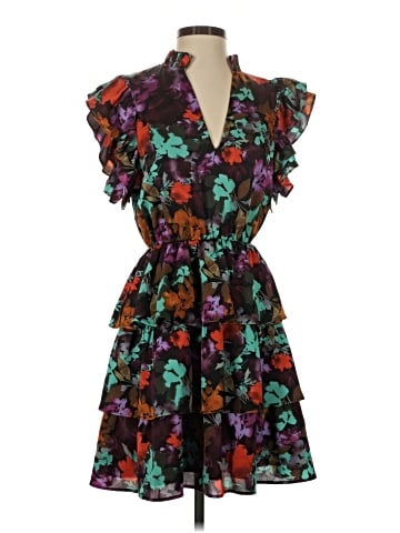Lavender Brown Cocktail Dress (view 1)