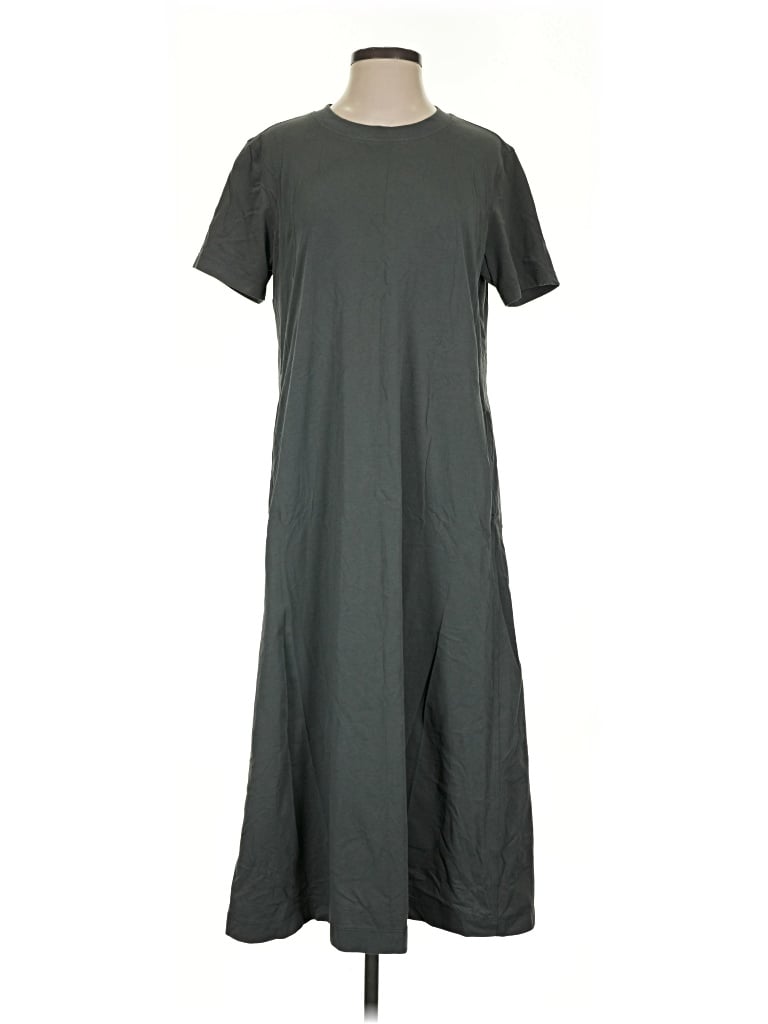 Pre-owned Uniqlo U Casual Dress In Gray