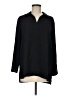 Anne Klein 100% Polyester Black Long Sleeve Blouse Size M - photo 1