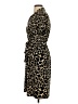 En Focus Studio Animal Print Brown Casual Dress Size 6 - photo 5