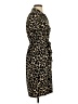 En Focus Studio Animal Print Brown Casual Dress Size 6 - photo 4