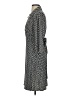 Laundry by Shelli Segal 100% Polyester Houndstooth Gray Casual Dress Size S - photo 5