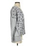 Express 100% Cotton Animal Print Gray Pullover Sweater Size S - photo 4