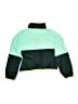 Athleta Girl 100% Polyester Color Block Green Track Jacket Size 8 - 10 - photo 2