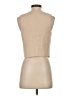 MNG Tan Sleeveless Button-Down Shirt Size XS - photo 2
