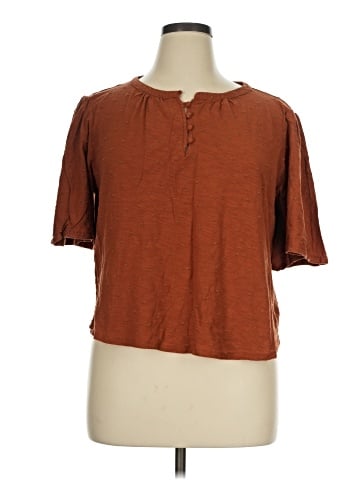 Bobeau Short Sleeve Blouse (view 1)