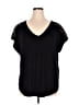 Knapp Studio Black Short Sleeve Top Size 1X - photo 1