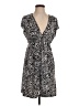 Faded Glory Paisley Black Casual Dress Size S - photo 1