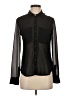 Guess Color Block Black Long Sleeve Blouse Size XS - photo 1