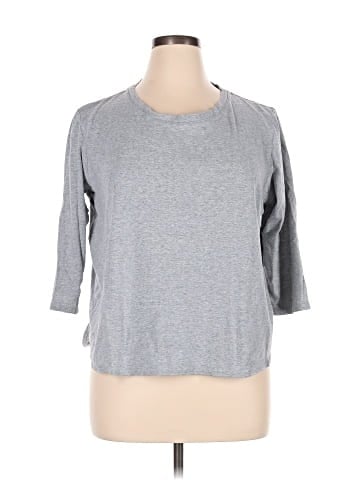 KIRKLAND Signature 3/4 Sleeve T-Shirt (view 1)