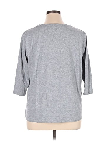 KIRKLAND Signature 3/4 Sleeve T-Shirt (view 2)