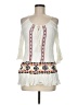 Exist 100% Viscose Ivory 3/4 Sleeve Blouse Size M - photo 1
