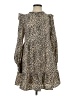 LoveRiche 100% Polyester Animal Print Brown Casual Dress Size S - photo 1