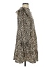 LoveRiche 100% Polyester Animal Print Brown Casual Dress Size S - photo 4