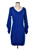 Laundry by Shelli Segal Solid Blue Casual Dress Size 4 - photo 1