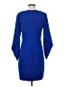 Laundry by Shelli Segal Solid Blue Casual Dress Size 4 - photo 2