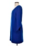 Laundry by Shelli Segal Solid Blue Casual Dress Size 4 - photo 5